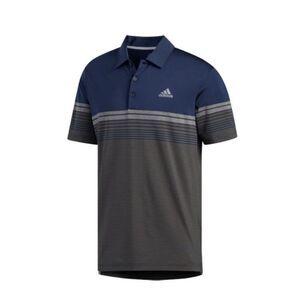 Adidas Men’s Ultimate Gradient Block Stripe Polo Shirt Size 2XL